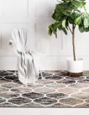 Trellis Frieze 305cm x 305cm Square Blue Multi Blue Abstract, Geometric Area Rug