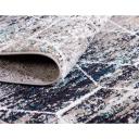 Trellis Frieze 62cm x 95cm Blue Multi Blue Geometric Accent Rug