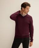 Trenery Classic Merino V Neck in Burgundy XL Burgundy AU501094