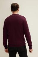 Trenery Classic Merino V Neck in Burgundy XL Burgundy AU501094