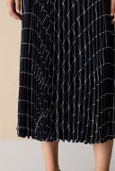 Trenery Geo Chain Pleated Midi Skirt in Night Sky 8 Night Sky AU581928