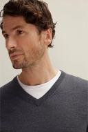 Trenery Classic Merino V Neck in Charcoal XXXL Charcoal AU501117