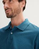 Trenery Cotton Pique Marle Polo in Dark Teal XXL Dark Teal AU505886