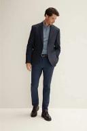 Trenery Merino Half Zip in Chambray Blue Large Chambray Blue AU501275