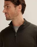 Trenery Merino Half Zip in Kelp XL Kelp AU501304