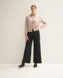 Trenery Silk Paisley Double Cuff Detail Shirt in Honey Large Honey AU523082