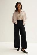 Trenery Silk Paisley Double Cuff Detail Shirt in Honey Medium Honey AU523080