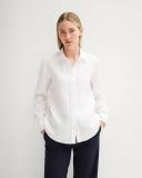 Trenery Linen Classic Shirt in White Medium White AU515446