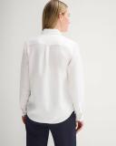 Trenery Linen Classic Shirt in White Medium White AU515446