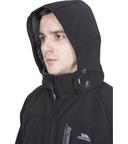 Trespass Mens Accelerator II Waterproof Breathable Softshell Jacket Black / Carbon M