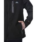 Trespass Mens Accelerator II Waterproof Breathable Softshell Jacket Black / Carbon M