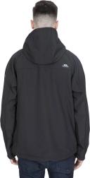 Trespass Mens Accelerator II Waterproof Softshell Jacket Black XXS