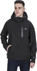 Trespass Mens Accelerator II Waterproof Softshell Jacket Black XXS