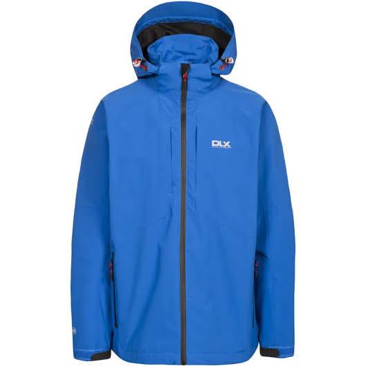 Trespass Mens Kumar Waterproof DLX Jacket Electric Blue XS