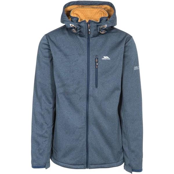 Trespass Mens Maynard TP75 Softshell Jacket Navy Marl L