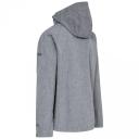 Trespass Mens RAFI Waterproof Softshell Jacket Dark Grey Marl/Blue Zip XS