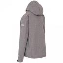 Trespass Mens RAFI Waterproof Softshell Jacket Dark Grey Marl/Blue Zip XS