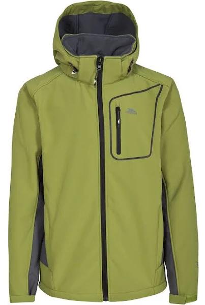 Trespass Mens Strathy II Softshell Jacket Cedar Green XS