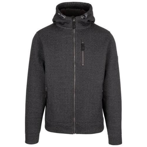 Trespass Mens Truther Marl Jacket Black Marl L Mixed Men Jacket