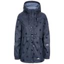 Trespass Womens/Ladies Farewell Waterproof Jacket Navy Dot 2XS