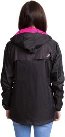 Trespass Womens/Ladies Qikpac Waterproof Packaway Shell Jacket Black S