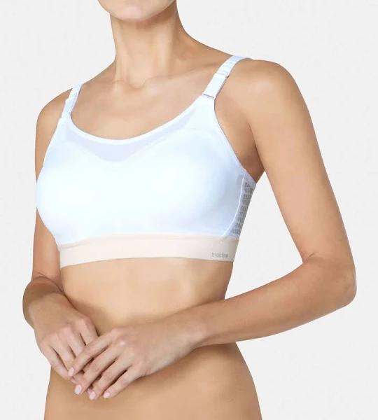 Triaction Control Lite Minimiser Sports Bra in White - 16C - Triumph
