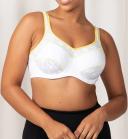 Triaction Performance Sports Bra in White - 18E - Triumph