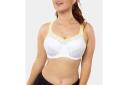 Triaction Performance Sports Bra in White - 18E - Triumph