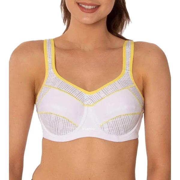 Triaction Performance Sports Bra in White - 18E - Triumph