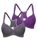 Triaction Racerback 2 Pack Sports Bra in Purple - 10A - Triumph