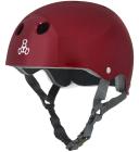 Triple 8 Brainsaver Sweatsaver Helmet Red Metallic Size Medium Skate Scooter
