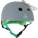 Triple 8 Helmet Brainsaver Sweatsaver Purple Rubber Size Small Skate Scooter
