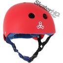 Triple 8 Helmet Brainsaver Sweatsaver Purple Rubber Size Small Skate Scooter