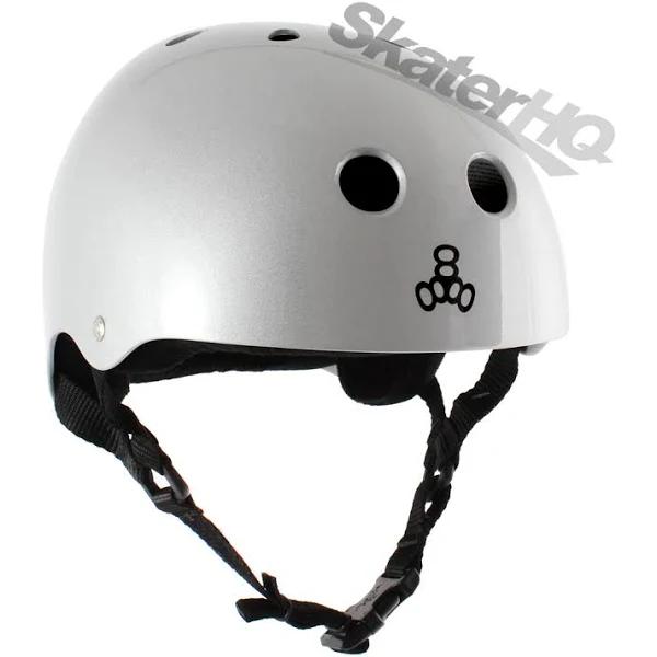 Triple 8 Skate SS Gloss Metallic Silver Med / Silver