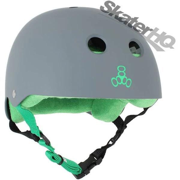 Triple 8 Skate SS Rubber Carbon Grey Med / Grey/Green