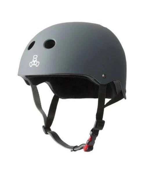 Triple 8 The Certified SS Helmet Carbon Rubber XL/2XL / Carbon Rubber | Skate Connection