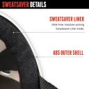 Triple Eight Sweatsaver Liner Skateboarding Helmet All Black Rubber X-Large