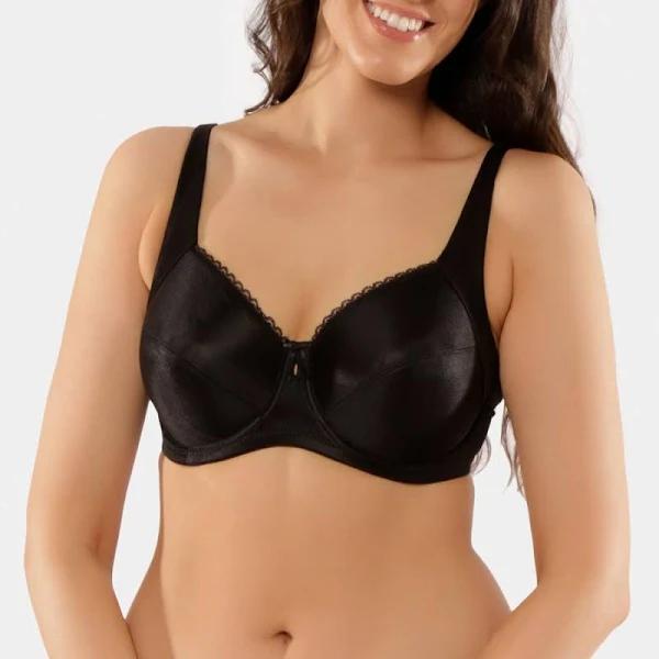 Triumph All Day Minimiser Bra - Black - Size 16DD