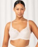 Triumph Embroidered Minimiser Bra in Stardust Lilac 14 D