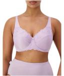 Triumph Embroidered Minimiser Bra in Stardust Lilac 14 DD