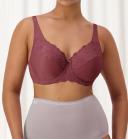 Triumph Embroidered Minimiser Bra in Stardust Lilac 18 E