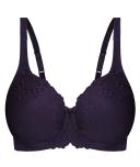 Triumph Embroidered Minimizer Bra - Blueberry - 12E Blueberry