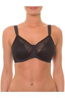Triumph Lacy Minimizer Bra 12DD Black