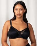 Triumph Lacy Minimizer Bra 12DD Black