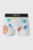 Tropical Flower Print Boxers