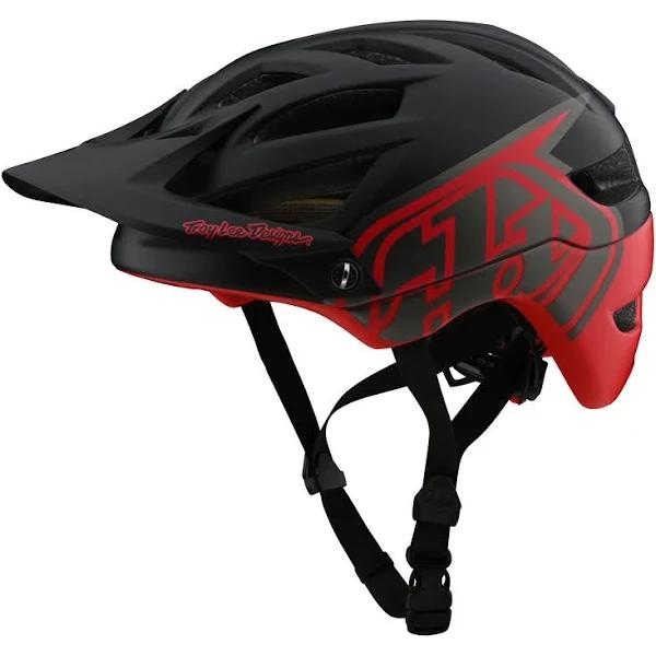 Troy Lee Designs A1 MIPS MTB Helmet - Classic Black/Red - Small