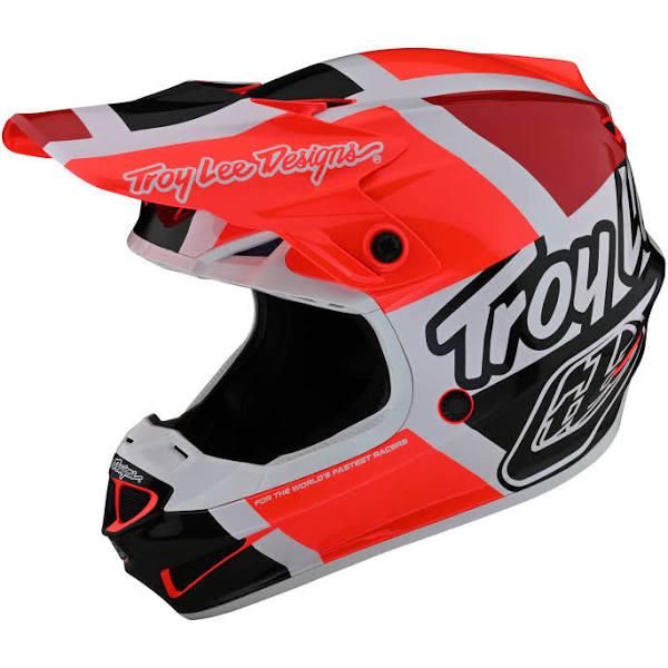 Troy Lee Designs SE4 Quattro Motocross Youth Helmet Orange