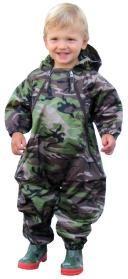 Tuffo Baby Boy Coverall Yellow Muddy Buddy Hooded Coveralls 3T