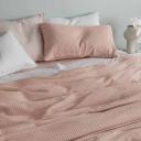 Tully Cotton Waffle | Charcoal Pillowcases | Standard Size | Set of 2 | Sheet Society