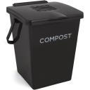 Tumbleweed 7L Organic Kitchen Compost Bin - Black